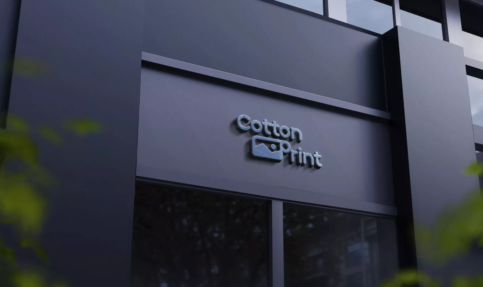 Разработка логотипа в Нее для компании «CottonPrint»